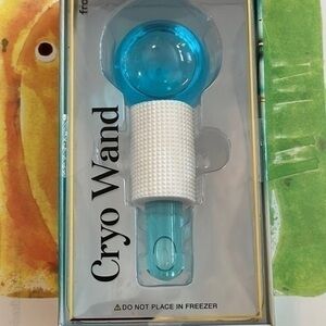 Frozen CRYO ROLLER for Cold Facial Massage | Skincare Cooling Glass Massager NIB